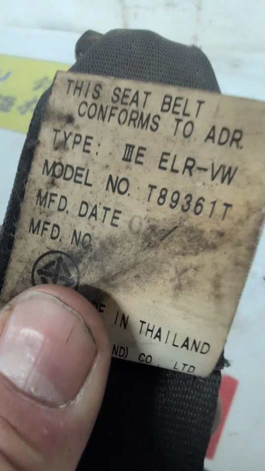 2006 - 2011 Ford Ranger PJ Double Cab Utility Left Front Seat Belt - image 2 of 4