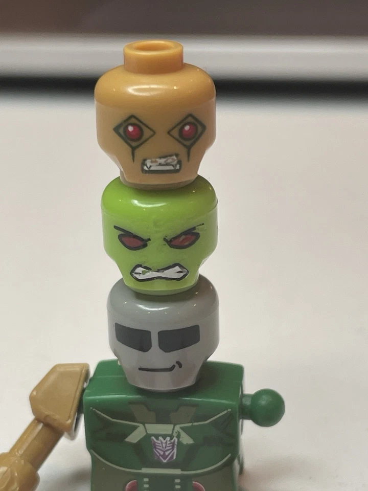 Kre-O Transformers Figure  Autobots Decepticons Head Torso Optimus Tile Parts - Image 2 of 4