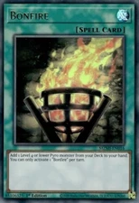 Yugioh! MP Bonfire - MZMI-EN016 - Ultra Rare - 1st Edition Moderately Played, En