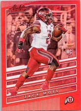 2020 Panini Chronicles Draft Picks #8 Zack Moss Absolute Rookies Spectrum Red RC