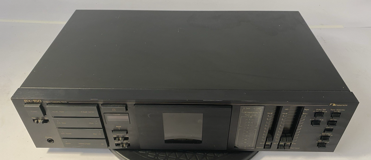 Nakamichi BX-150 Dual Head Cassette Deck Tape Player - FOR REPAIR
