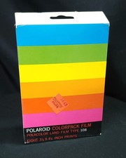 Polaroid Land Camera Colorpack Film Type 108 Eight Pack Sealed Aug 1973 Expired