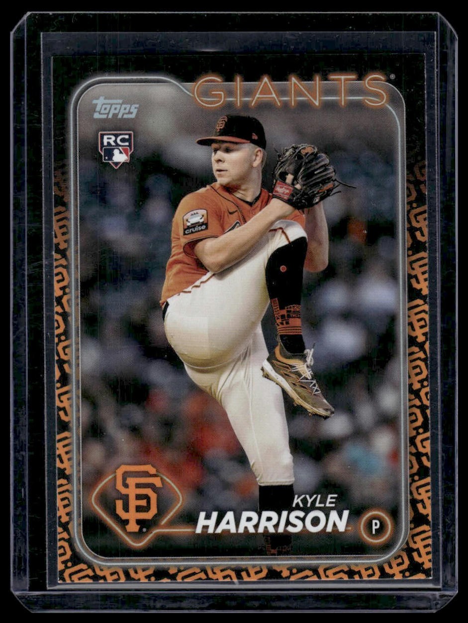 2024 Topps #667 Kyle Harrison Team Color Border Variation