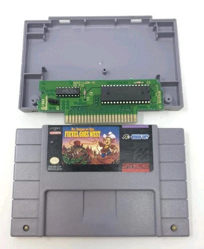 An American Tail Fievel Goes West Super Nintendo Authentic Cartridge Only Snes