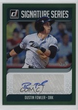 2018 Panini Donruss Signature Series Green 5/5 Dustin Fowler #SS-DF Auto 1f60