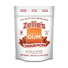 Zellies | 100 Xylitol Cinnamon Chewing Gum | No Aspartame, Gluten Free, Vegan...