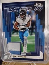 2025 Score - Zoned in Tony Pollard #ZON-4 Jerseys (MEM)