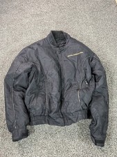 Vintage Honda Goldwing Bomber Jacket Men’s Size Medium Black Full Zip