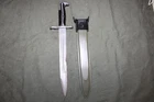 End of WW2 US Military M1 Garand Rifle Bayonet Knife with Scabbard Set AZ67