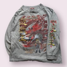 Vintage Youth Kids Yu-Gi-Oh Cartoon Promo Shirt 90s Sz Small Long Sleeve Shirt