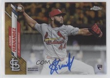 2020 Topps Chrome Rookie Gold Refractor 13/50 Junior Fernandez #RA-JFE Auto 0t2