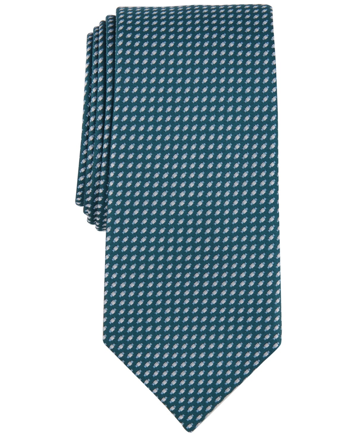 Мужской галстук Alfani Bolton Slim Necktie Hunter зеленого цвета 1890₽