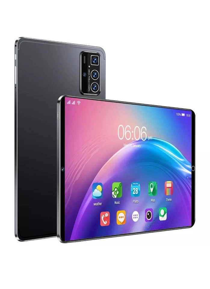 Tablet 10.1" Pro 14 PC + Bolígrafo, Protector de Pantalla 16GB, 2GB RAM, Android 12 OS, 2.5GHz Foto 4 de 4