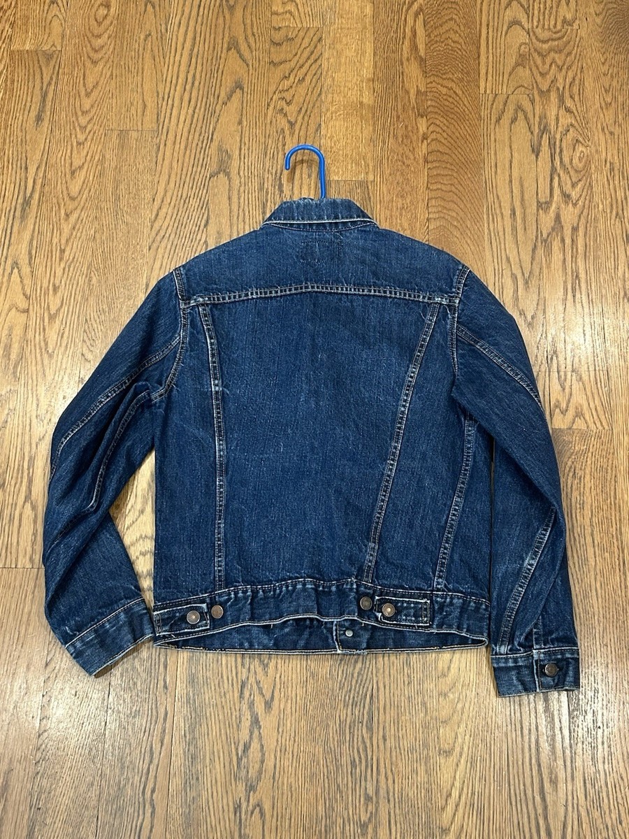 Vintage 1960s Levi's Big E Denim Jean Jacket 526 Button Type 3