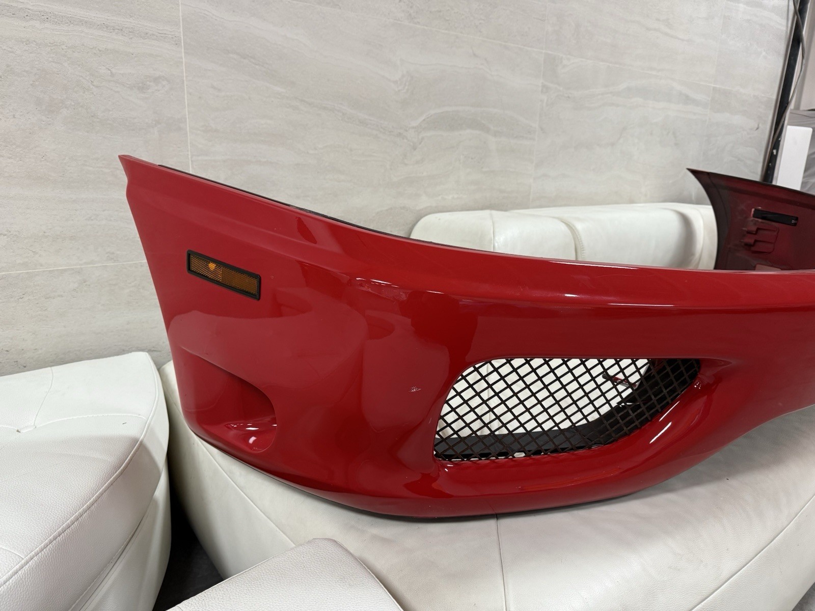 FERRARI 360 SPIDER FRONT BUMPER ROSSO CORSA OEM