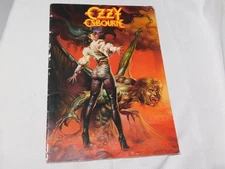 Ozzy Osbourne 1986 The Ultimate Sin Concert Tour Program Book W/ Insert MERCH