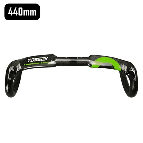 Toseek UD Carbon Fiber Road Bike Bicycle Racing DropHandlebar 400/420/440mm - Imagen 11 de 12