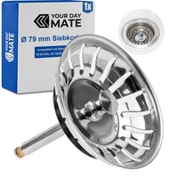 SpüLbecken SiebköRbchen 79 Mm Passend FüR Blanco 119146 KüChenspüLe Siebkorb Set