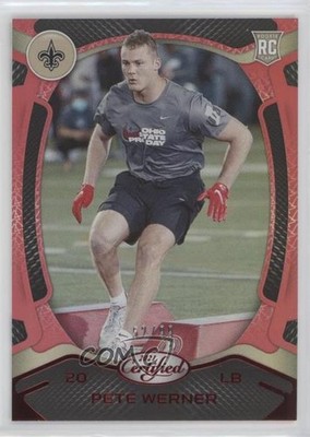 2021 Certified Rookies Mirror Red 52/99 Pete Werner #164 0z0n
