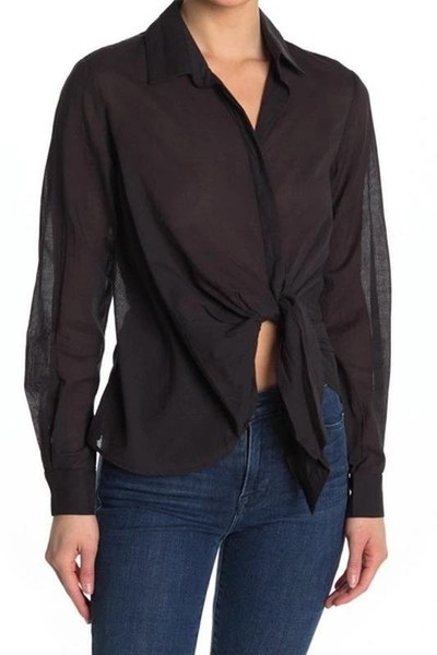 Women AllSaints Shirt Grey 38 / M / 46