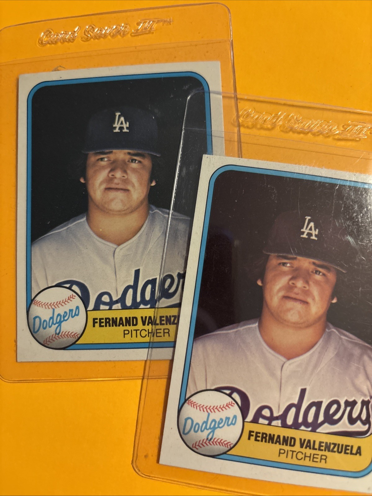 2 FERNANDO VALENZUELA Rookie RC (Name Misspelled on front) 1981 Fleer 140 NM or