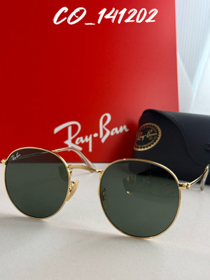 Ray-Ban RB3447 Round Metal Sunglasses Green G-15 Lens Men/Women