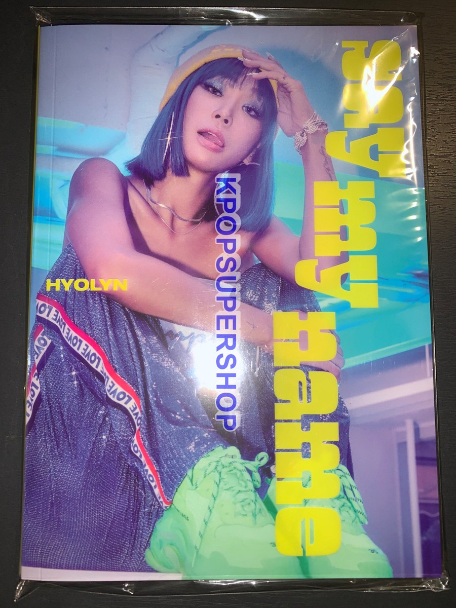 非売品のトレカ付き⭐ヒョリン ソロ⭐Hyolyn say my name Say My Name (Incl. Photobook, Photocard + Sticker) by Hyolyn