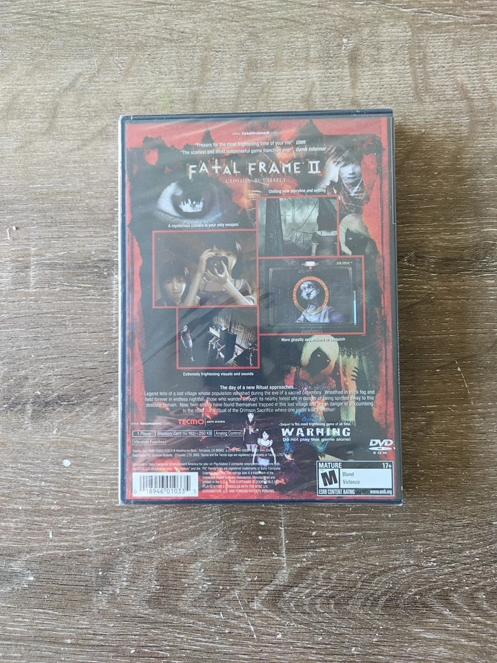 Fatal Frame II: Crimson Butterfly PS2 [NTSC] SEALED - Image 2 of 4