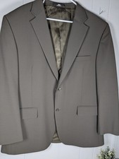 Haggar Black Label Men's Dress Suit Jacket Olive Green Size 48R Classy Lined