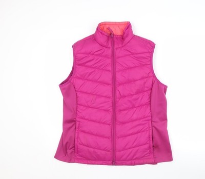 Crane Pink Puffer Damen Weste L