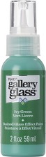 FolkArt Gallery Glass Paint 2oz-Ivy Green