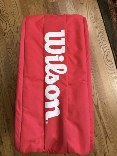 Wilson Super Tour Confezione 15 Borsa Tennis Rossa - Foto 3 di 11