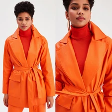 Women's Suit Peak Lapel Belted 2 Pcs Formal Business Casual Party Activewear