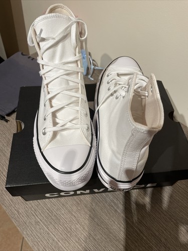Converse Chuck Taylor All Star Donna Scarpe - Bianche, EU 38 - Foto 2 di 8