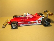 1/18 FIGURE  GILLES VILLENEUVE  DRIVING  FERRARI 312  VROOM  GP REPLICAS  EXOTO