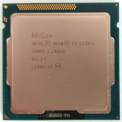 Intel Xeon Prozessor E3-1220 v2 , 4 Kerne  3,10 GHz, LGA1155
