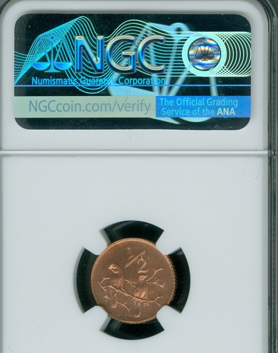 1975 SOUTH AFRICA 1/2 CENT NGC PF67 RD MAC SOLO FINEST & MAC SPOTLESS RARE . - Picture 2 of 2
