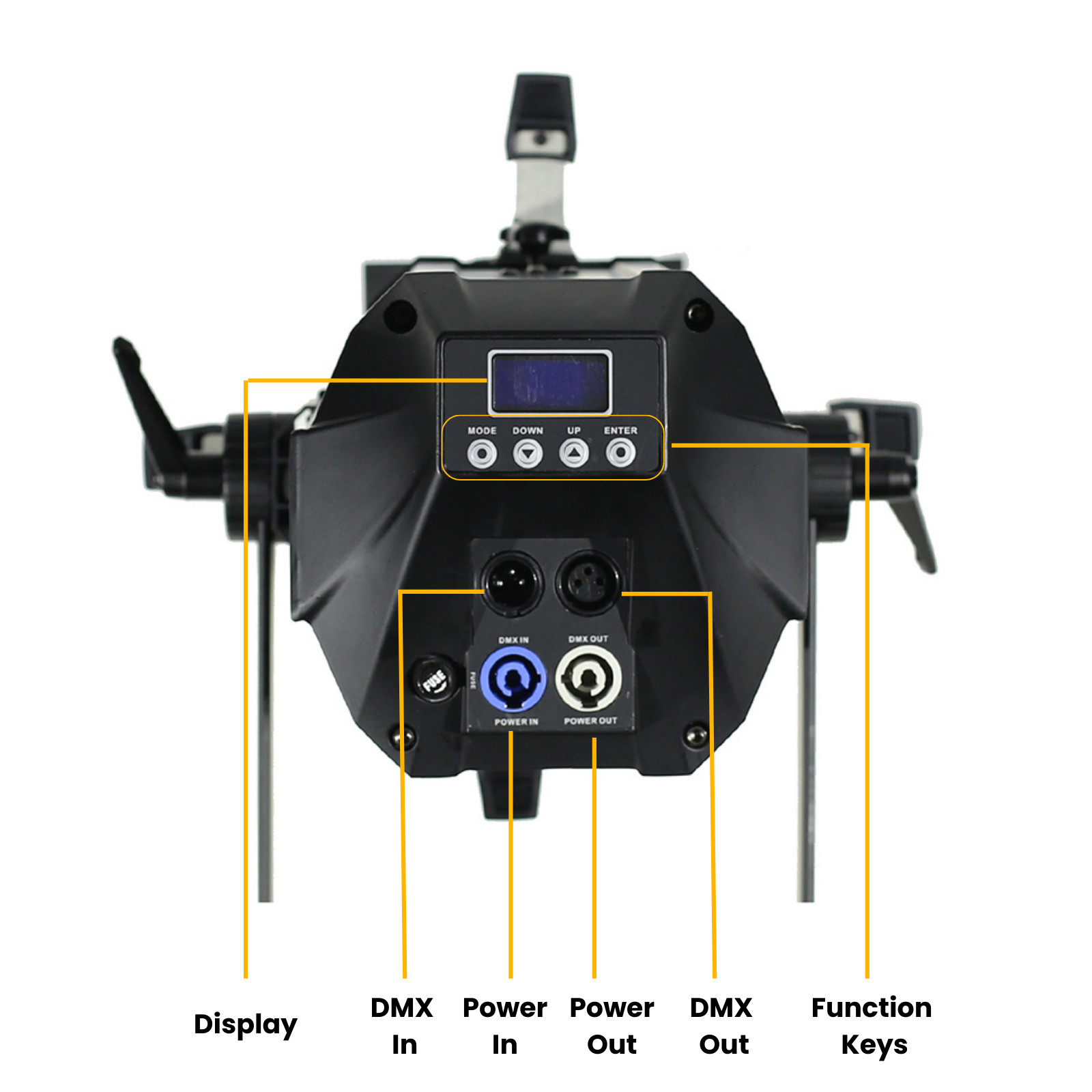 36° 2pcs 200W LEKO LED Profile Spot Light 3200k For Concert Theater Audio RDM