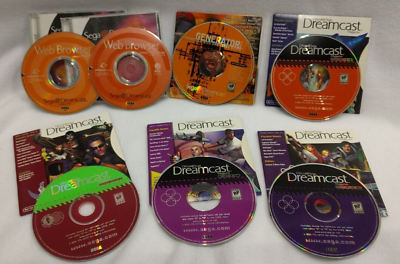 Sega Dreamcast Magazine Demo Disc Lot + Web Browser +Generator | eBay