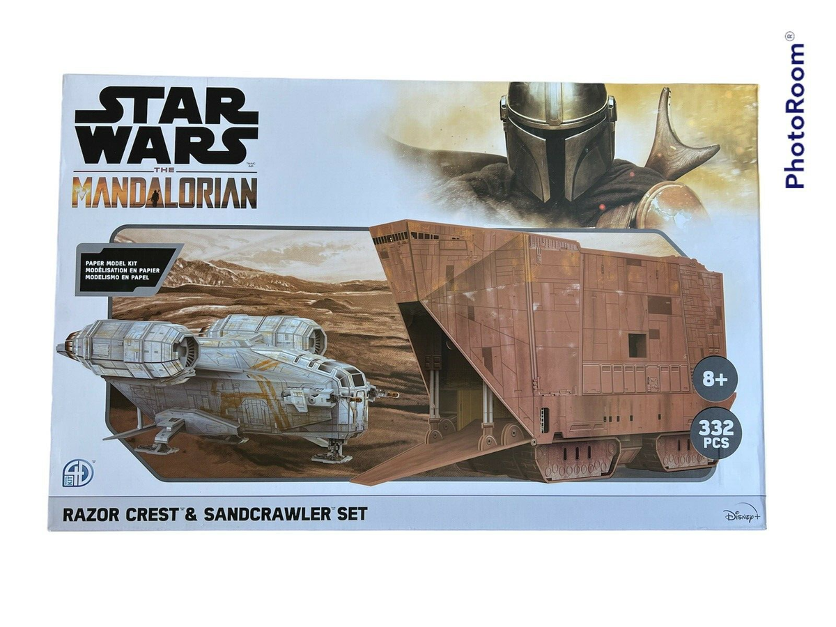 Disney Star Wars The Mandalorian Razor Crest & Sandcrawler Set