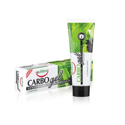 8000137015009 Equilibra Carbo Gel Charcoal Toothpaste pasta do zębów z aktywnym 
