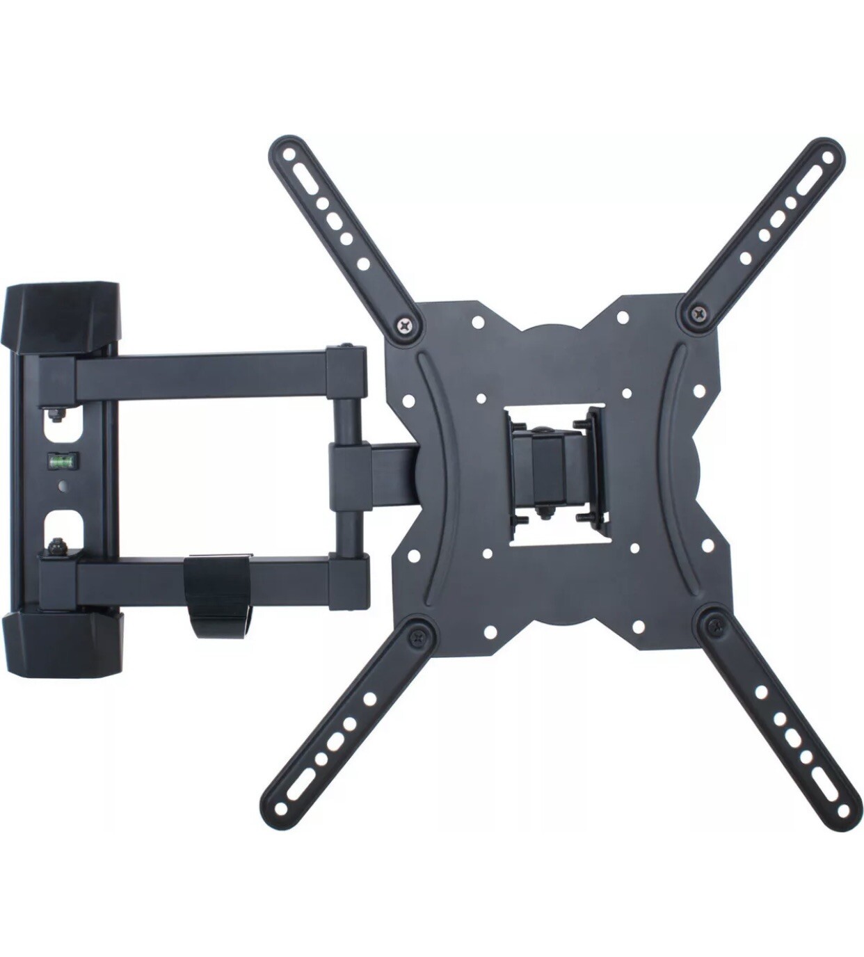 Atlantic Ultra Slim Full-Motion 23"-60" TV Mount, Black W/Bu