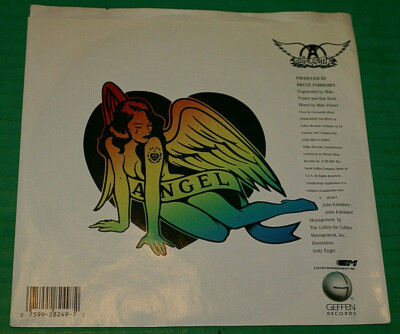 Aerosmith Angel & Girl Keeps Coming Apart 1987 7