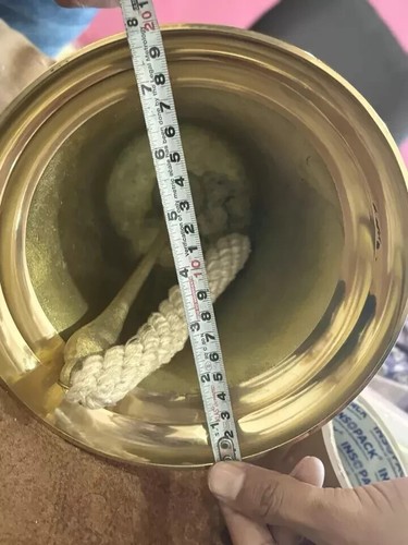 Large Nautical Ship's Boat Bell 11" Solid Brass Marine Maritime Wall Decor GIFT - 第 5/6 張圖片