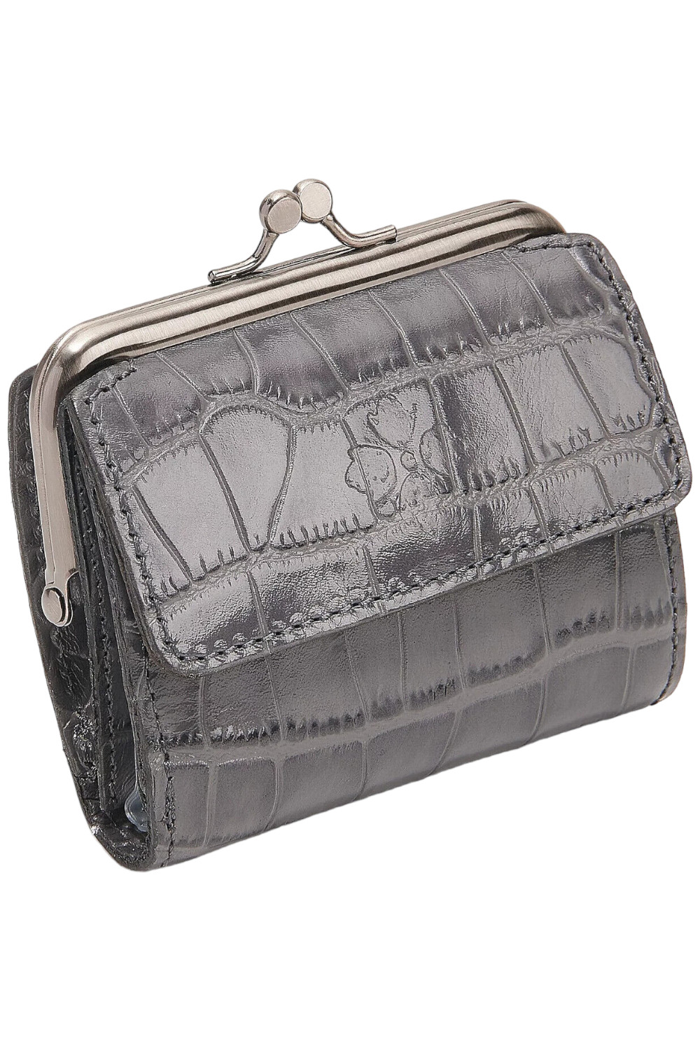 Кожаный кошелек Astor Patricia Nash Дымовый под крокодиловую кожу