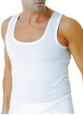 4er Pack Herren Unterhemd Baumwolle Feinripp Achselhemd Tanktop ohne Seitennähte