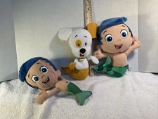 Nickelodeon Nick Jr Bubble Guppies Plush Beanie Gil  Bubble Puppy Mermaid