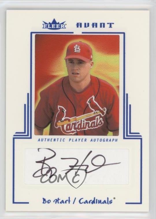 2003 Fleer Avant Auto Blue /300 Bo Hart #AAC/BH Rookie Auto RC