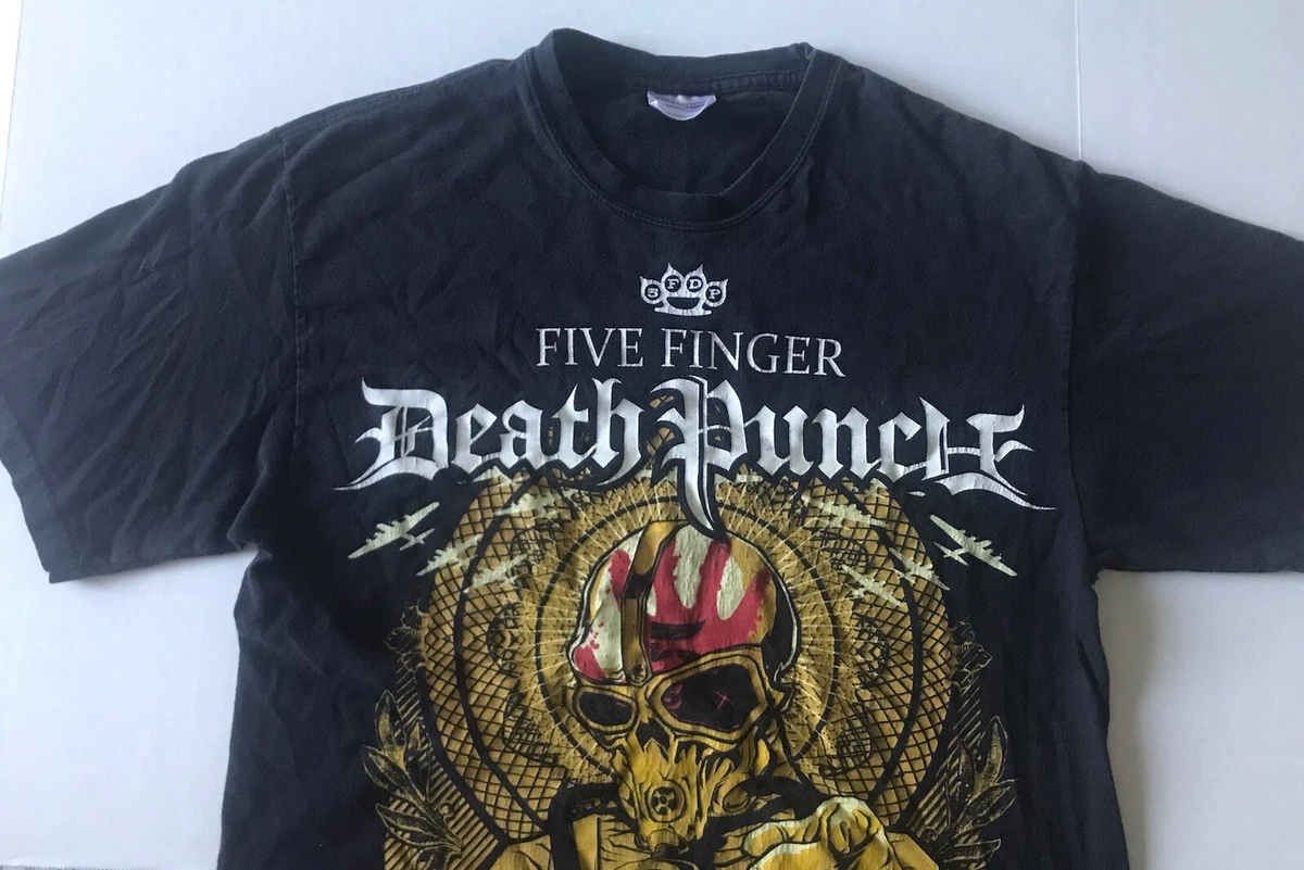 Maglietta Ufficiale Five Finger Death Punch – Knuckles – Rock Band – Cotone E Poliestere