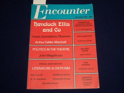 1971 DECEMBER ENCOUNTER MAGAZINE - HAVELOCK ELLIS - K 528